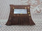 Vintage Handcrafted Wooden Hair Comb - Tribal Ethnic Folk Art Hair Accessory C3