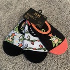 Vans  off The Wall  3 Pack Of Girls Socks No Show Christmas Cow Size Us 1-6 Nwt