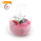 Dritz Tomato Pin Cushion     Large 5    Pink Velvet Sewing   Size 5 In 