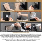 Fogless Shower Mirror Anti-fog W  Razor Holder Suction Shave Mirror Storage Tray
