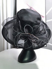 Women s Kentucky Derby Church Dress Hat Bridal Tea Party Wedding Hat Wide Brim