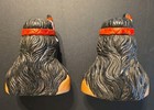 Native American Ceramic Busts - Approximately 6 Inches Tall