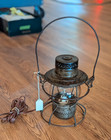 Handlan St Louis Usa Pensylvania Railroad Lantern   Lamp Clear Globe Etched Prr