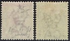 Bermuda 1883 Qv 2d And 1 - Wmk Crown Ca