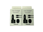 Original Brand New Samsung 45w 2 Port Super Fast Charging Dual Car Charger With