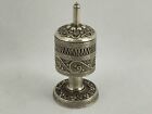 Judaica Silver 925 Besamim Spice Box Rare Old Vintage Handmade