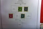 4x Norway Used Hinged Official Small Coat Of Arms Stamps Watermarked 1926