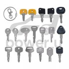 18 Forklift Ignition Key Set Toyota Hyster Doosan Yale Nissan Crown Clark Bobcat