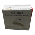 36w Uv led Nail Lamp Dryer 12 Led Lcd Display Timer Model Mini-1 Pink
