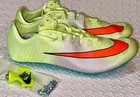 Nike Zoom Ja Fly 3 Barely Volt Orange Grey Sprint Track Spikes Shoes Mens 4 12