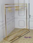 1 6 Dollhouse Golden Metal Stand   20pcs Clothes Hanger Clothing Rack Furniture