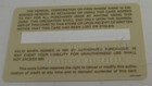 Dillard s Credit Charge Card - Un-signed Vintage Expired Collectible
