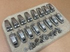 Ludwig 60s 70s Bass Drum Floor Tom Lug Set Large Classic Chrome 16 Lugs   Screws