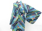 Japanese Kimono Yukata Black 160 Cm 5 Ft 3 In Cotton Zz1551