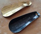 Lot Of 3 Vintage antique Shoe Horns Bowman Bros  - H And B Shoes Galesburg Il