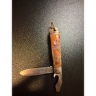 Vintage Deputy Sheriff Themed Advertising Pocket Knife With Keychain Attachment