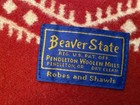 Vintage  mint  Pendelton Native American Saddle Blanket Beaver State Robe Shawl