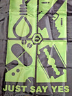 Type O Negative Poster Flag Express Yourself Metal Banner 36x36 Textile Goth