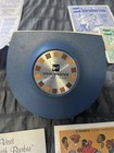 Vintage 1960s Gaf View-master Lighted 3d Viewer Blue 30  Reels Parts Or Repair