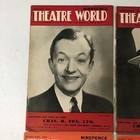 1943 Theatre World Magazine Lot Of 4 Classic Hollywood Artist English Edition