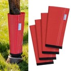 Fly Boots For Horses Set Of 4  Loose Fitting Mesh Horse Fly Boots Red
