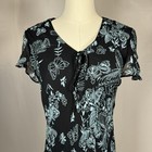 Vintage Dressbarn Fairy Whimsygoth Beaded Maxi Dress Women Size L