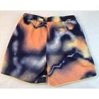 Lckr Boys Large 14 16 Abstract Neon Print Trim Lined Swim Board Shorts Nwt