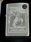 Zippo 2000 Titanic White Star Line Chrome  Lighter Unfired In Box 42a