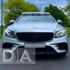 Gloss Black Front Splitter Spoiler Lip Fit For Mercedes E Class W213 C238 A238