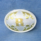 R Belt Buckle Western Initial R Monogram Cowboy Vaquero Cowgirl Vtg 90s   tyc206