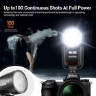 Godox V1 Pro N Ttl Round Head Camera Flash Hss Speedlite For Nikon  x3 N Trigger