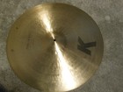 Zildjian K Series 22    Dry Pre-aged Ride Cymbal  W  2 Rivets  Signed 