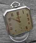 Antique Men s Gruen Precision Verithin Pocket Watch 14k White Gold Filled Runs