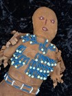 Antique 19th Century American Plains Indian Handmade Buckskin Beaded 14    Doll