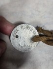 Ww1 Us Army Army Identification Disk Dog Tag  Newtn F Bo Hannon 3790832 U s a   
