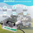 48 Volt 15 Amp Golf Cart Battery Charger 3 Pin Round Plug For Club Car Golf Cart