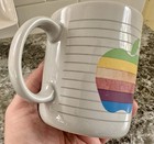 1980s Apple Macintosh Ceramic Coffee Mug- Rainbow    the Most Personal Computer   