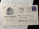 1953 Hotel Patten Chattanooga Tennessee Letter W Envelope Nice Vignette