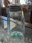    ball Made    Light Green 58 Only 1858 Midget Pint Mason Fruit Jar