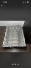 Nwt Rgi Home Natural Woven Seagrass Storage Basket Bin With Cutout Handles