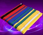 Taekwondo Belt Karate Double Wrap Belt Professional Martial Arts All Colors