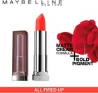 Lot Of 2 -  Maybelline Color Sensational Lipstick   687 All Fired Up