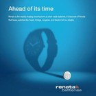 Renata 377 1 Piece Sr626sw Watch Battery Free   Fast Shipping Exp 2027
