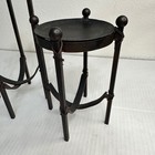 Metal Tabletop Candle plant Stands Set 2 Tier Bronze Round Display Decor Accent