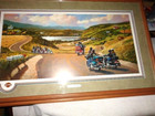 Limited Edition Print 40x25in Harley Davidson Daryl Poulin Road To Sturgis  l132