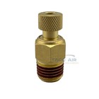 1 4  Mnpt Air Compressor Tank Drain Valve Male Petcock Brass 2 Pack