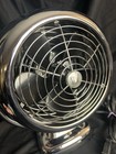 Vtg Vornado Vfan 3 Speed Chrome 10  Fan Retro V Fan Metal Vortex Stainless Steel
