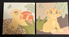 Disney Lion King Baby Simba Canvas Wall Art 2 pictures Nursery Kids Room Decor