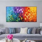 Hand Painted Abstract 3d Wall Art Oil Painting On Canvas Home Decoration Xhbb216