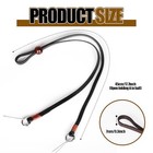 Leather Hat Chin Strap Stampede Strings Cowboy Hats Removable 2 Black And Brown